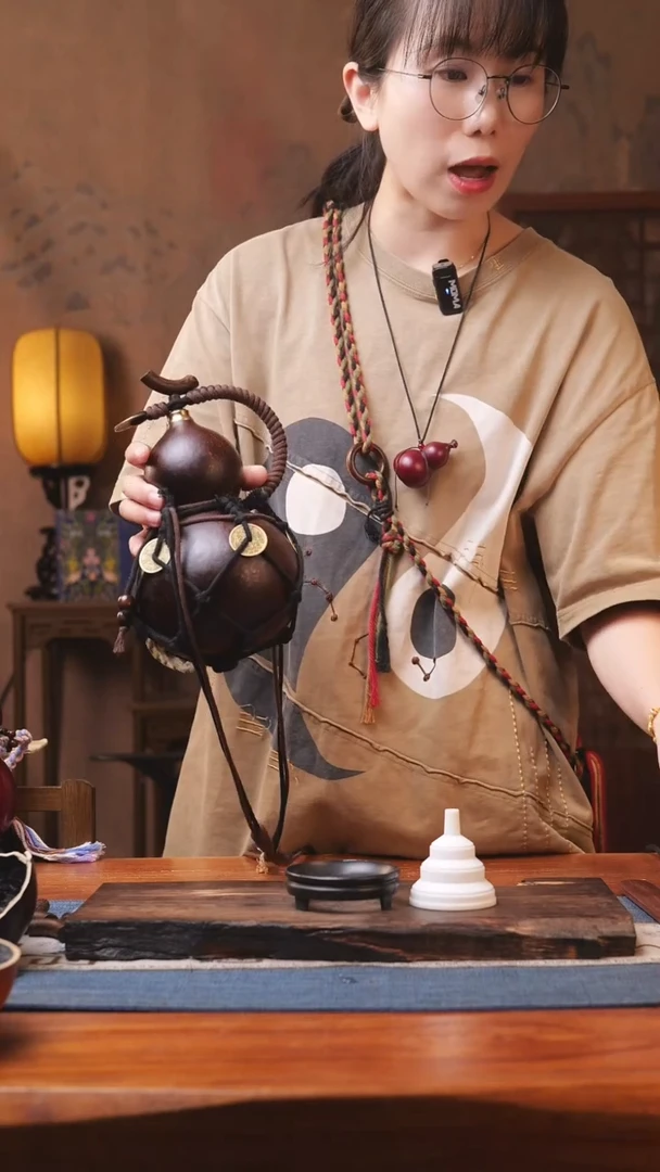 1355号精品大漆葫芦防腐防渗装水茶酒