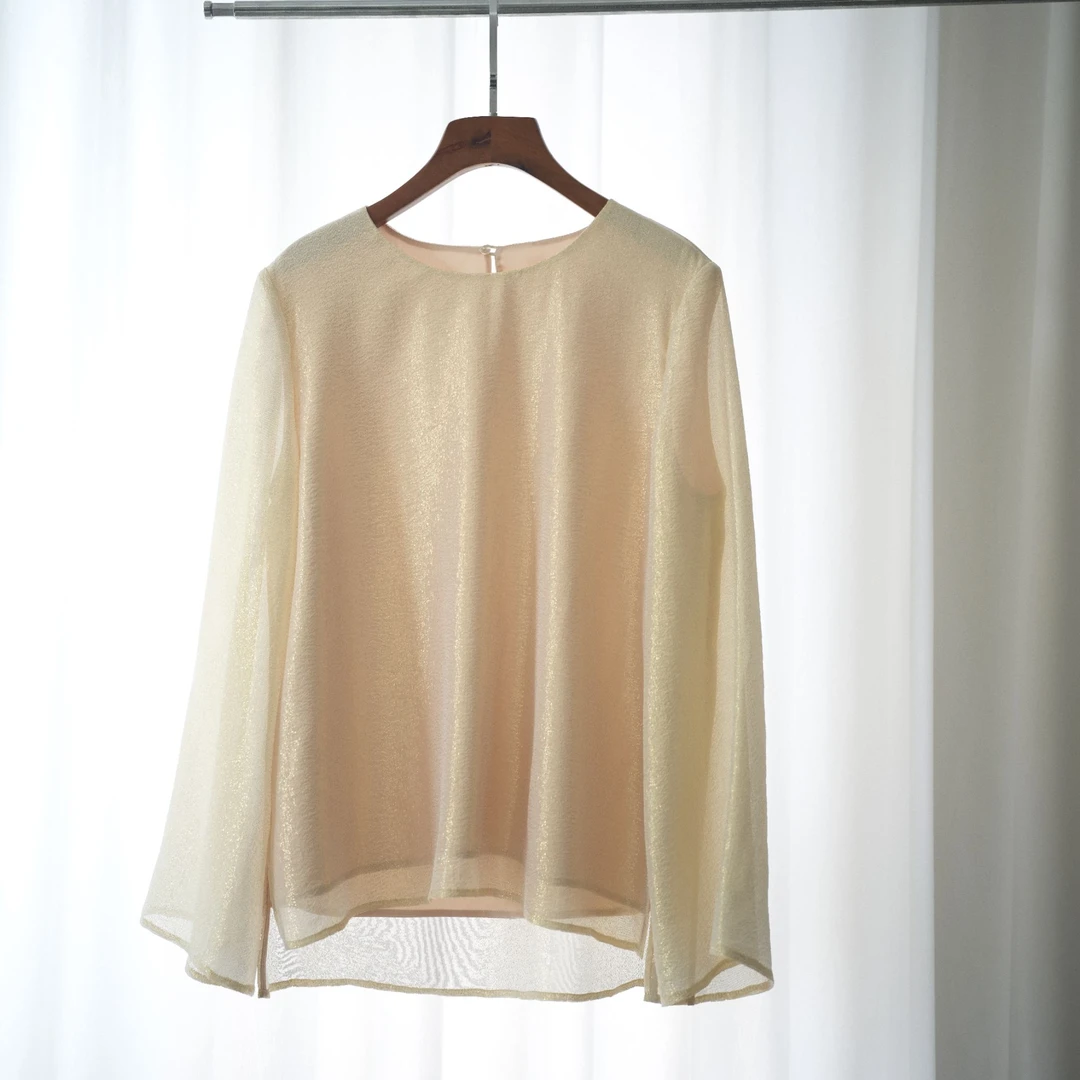 『金缕衣』新中式桑蚕丝宽松国风上衣DHSC4298