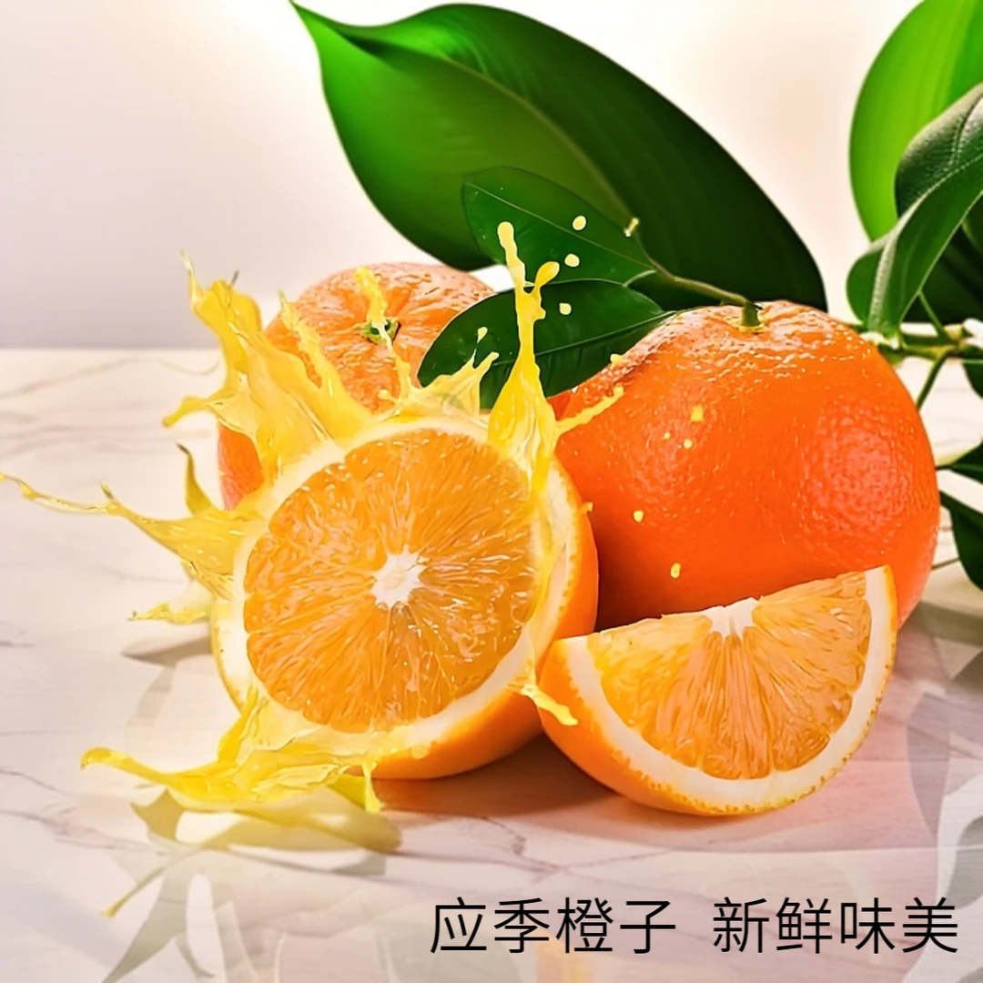 正宗赣南脐橙新鲜水果橙子应季产地直发江西现摘现发整箱礼盒包装