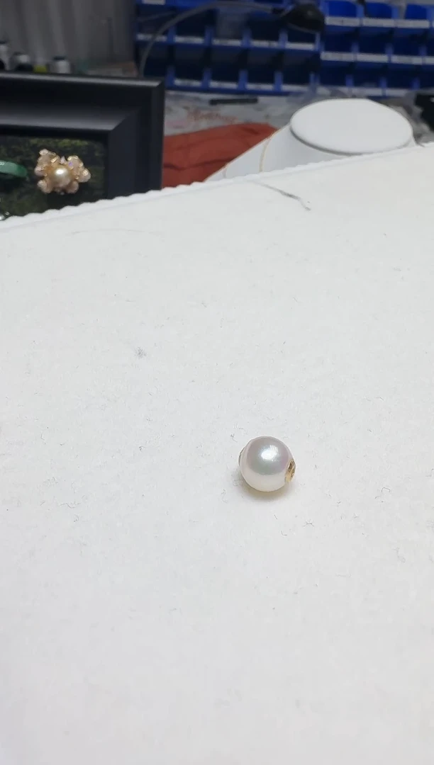 18K金镶嵌吊坠海水珍珠13