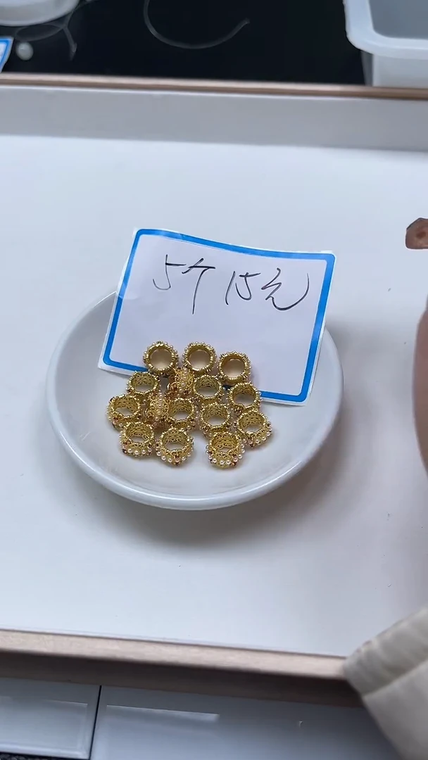 【闪购商品】玛瑙/玉髓散珠合金B2343 合琻 跑环 5个15元