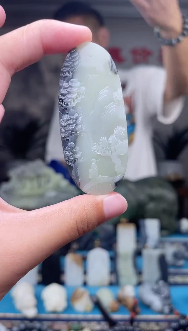 未镶嵌和田玉挂件1