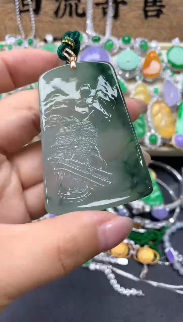 【闪购商品】翡翠颈饰18K金镶嵌77-中国好珍宝
