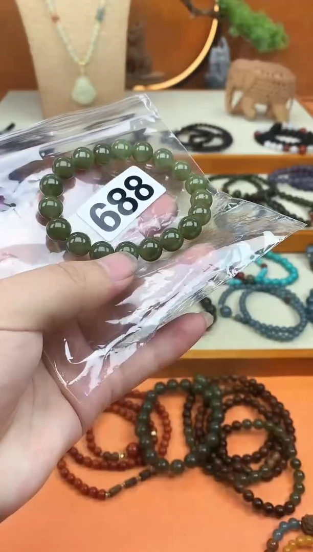 手链未镶嵌和田玉1.0浅晴单圈