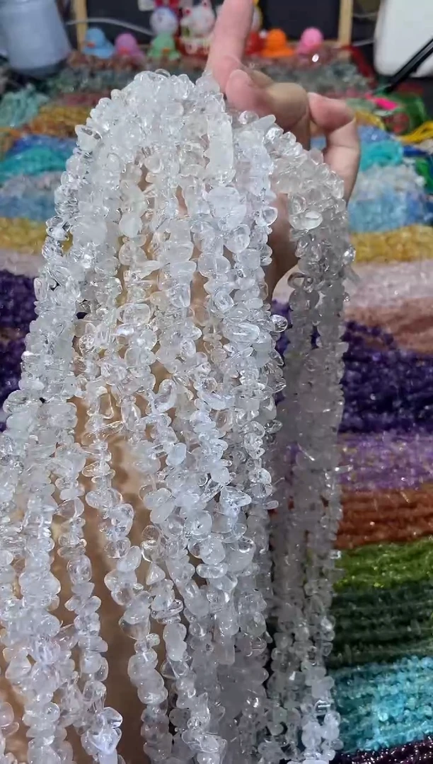 水晶珠宝半成品未镶嵌白水晶