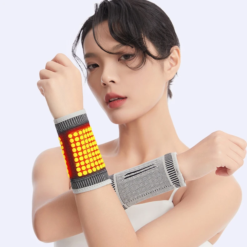 石墨烯护腕护手掌艾草发热敷套保暖防寒保护扭伤关节男女式透气
