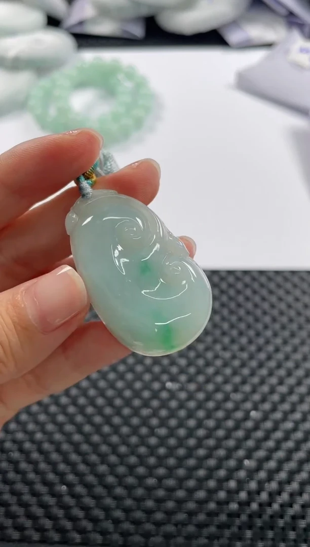 颈饰未镶嵌翡翠基地发货H 7429 如意