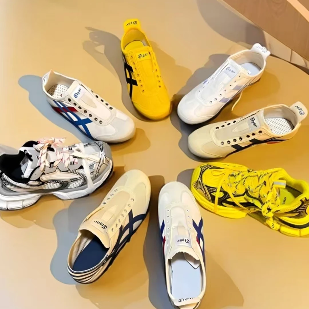 情侣款帆布鞋春季新款一脚蹬ins休闲鞋百搭懒人鞋时尚软底运动鞋