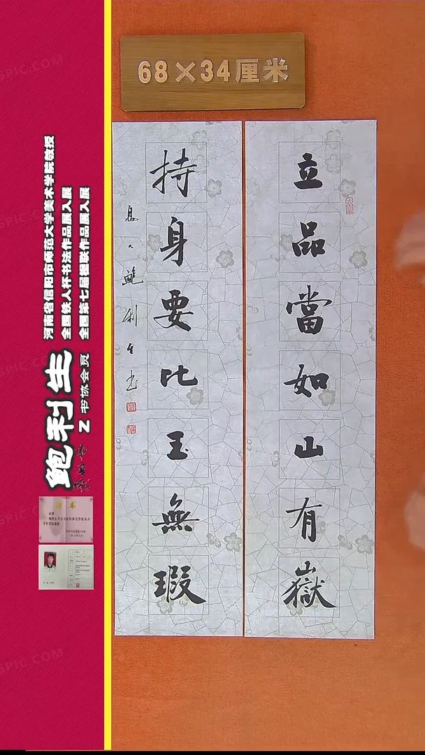 【闪购商品】书法235鲍利生书法作品