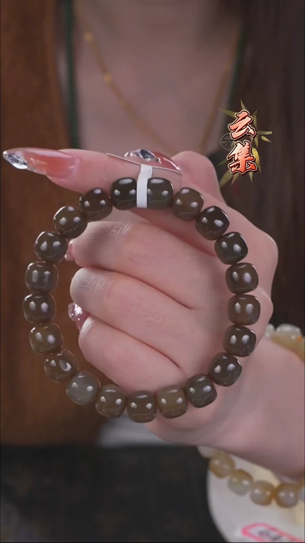 颈饰未镶嵌和田玉拍一发一 所见即所得 10mm