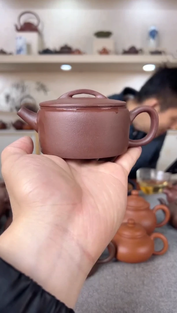 【闪购商品】紫砂茶壶汉瓦 紫泥 半手工