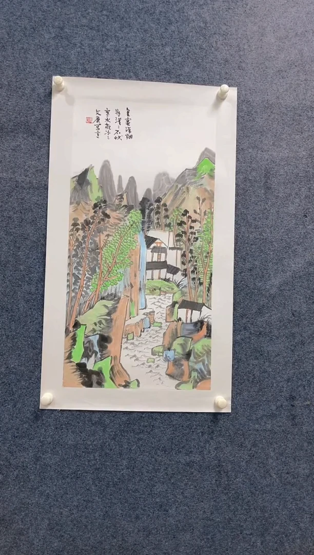 国画张荣耀2平尺山水