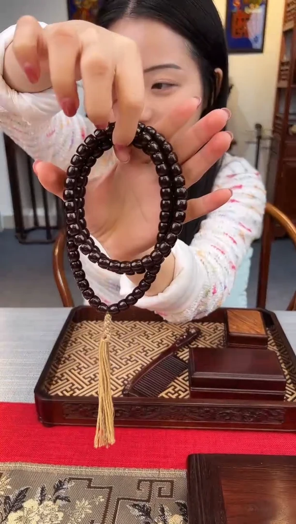 檀香紫檀（小叶紫檀）手串/手链手串   多圈    108颗