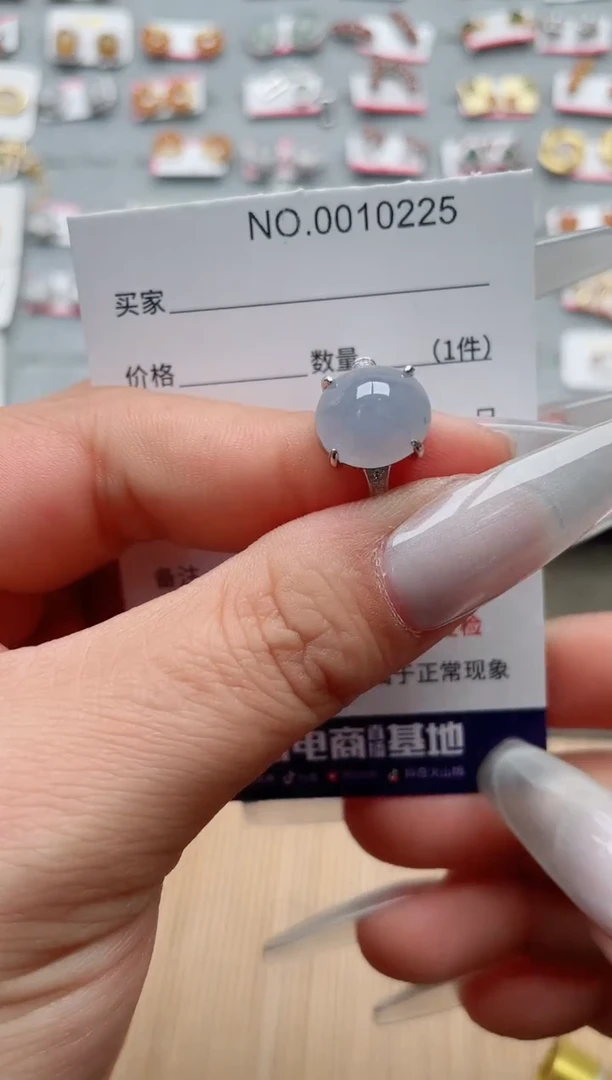 【闪购商品】翡翠戒指银S925镶嵌·