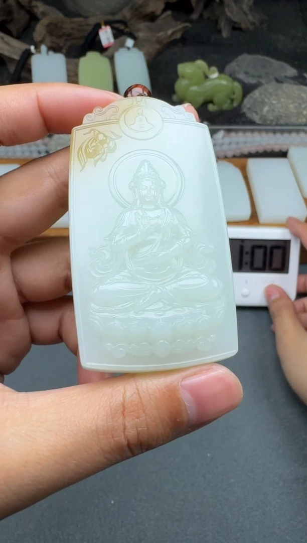 颈饰未镶嵌和田玉预*1