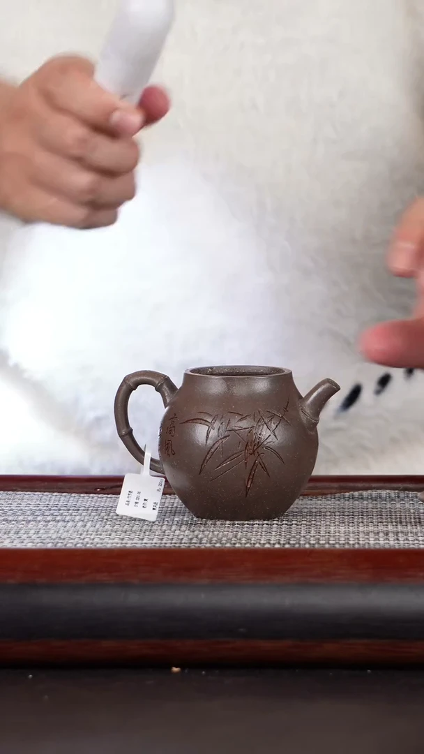 【闪购商品】紫砂茶宠13天青竹韵竹纽