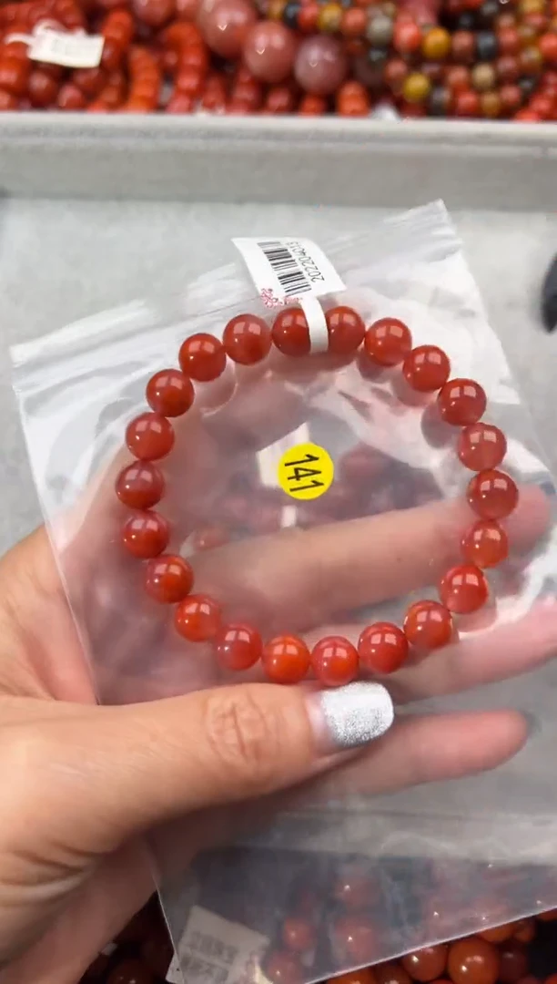 未镶嵌手串南红玛瑙8+