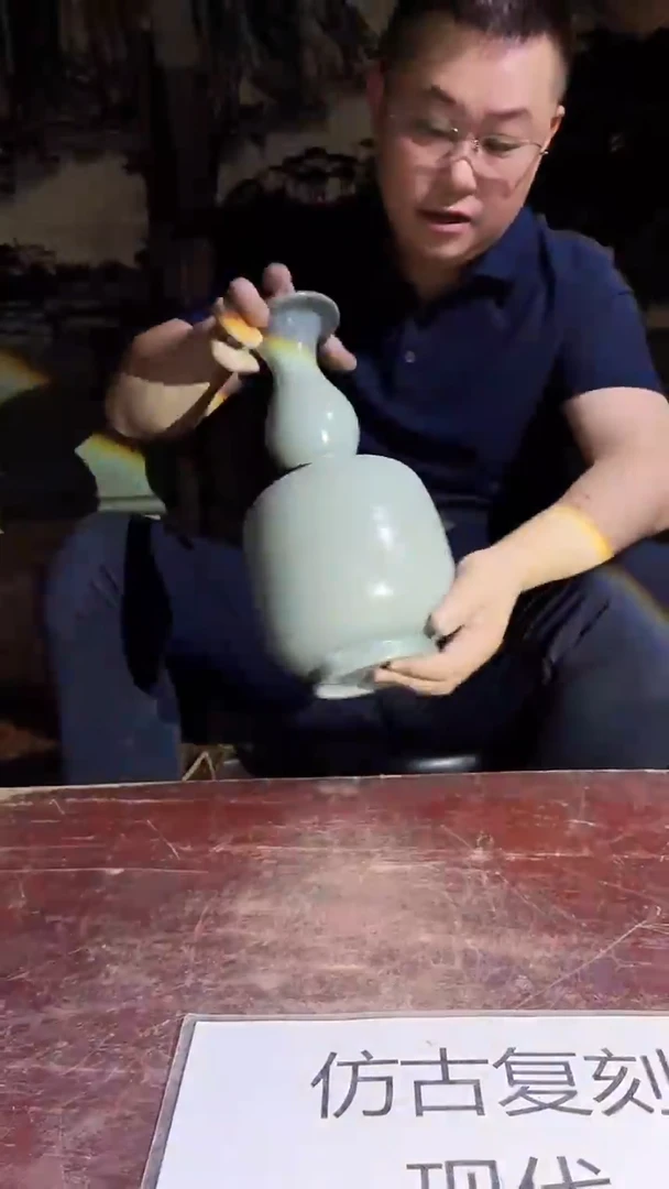 摆件景德镇陶瓷流水71