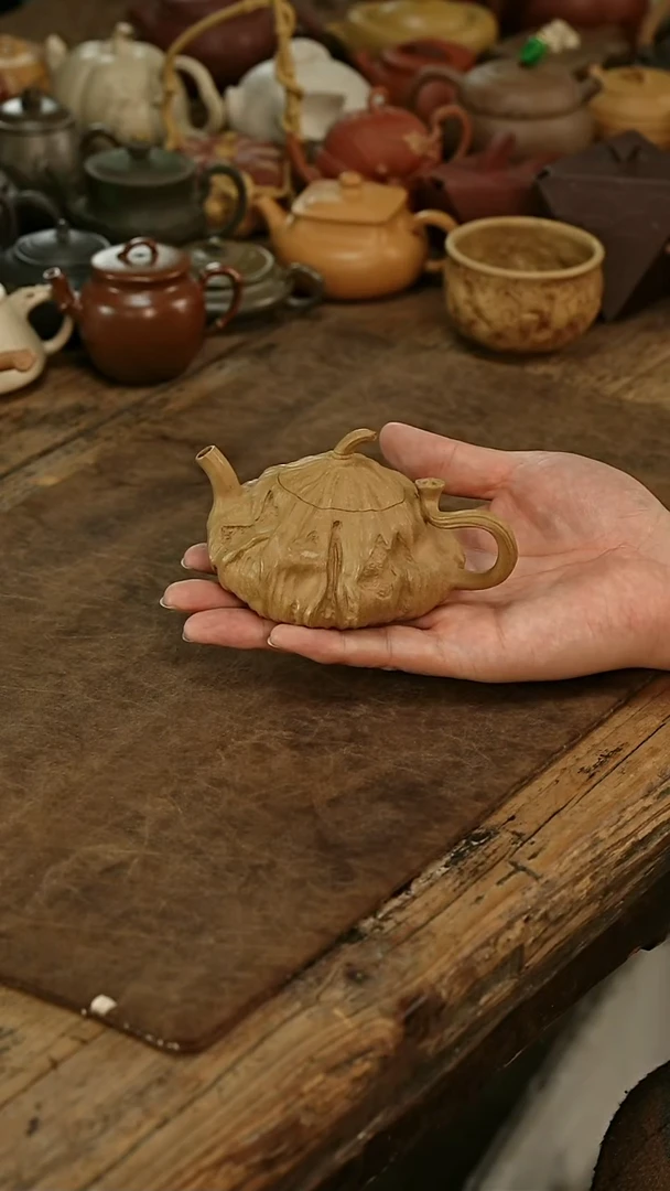 茶壶紫砂枯荷紫砂壶