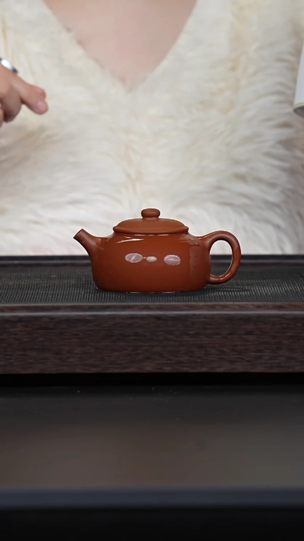 【闪购商品】紫砂茶壶微瑕老紫泥隐圆