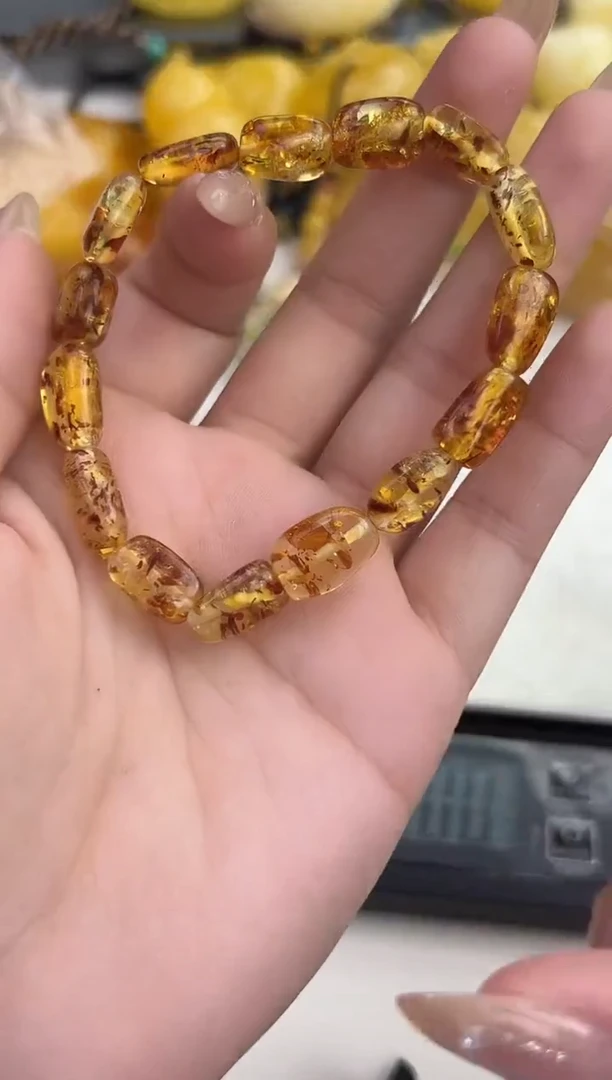 裸石琥珀未镶嵌天然琥珀蜜蜡吊坠