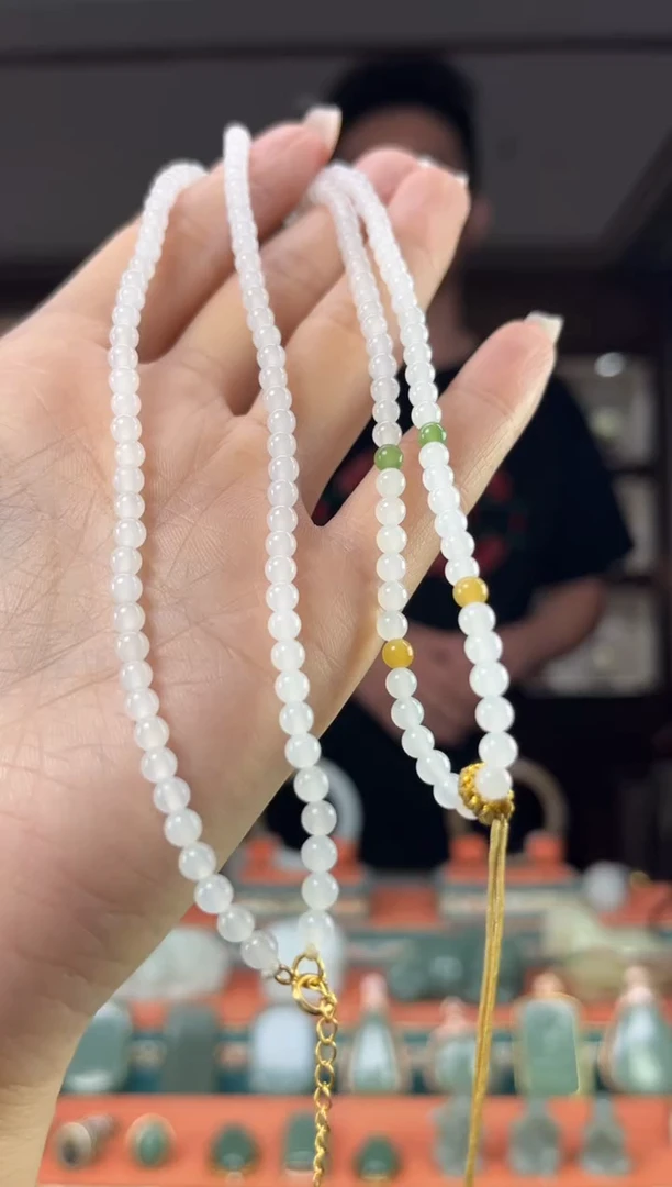 颈饰银S925镶嵌和田玉佩佩