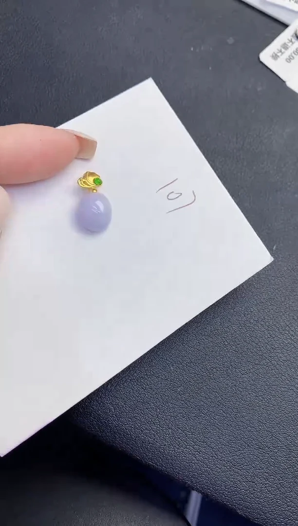 颈饰未镶嵌翡翠缅甸天然翡翠A货