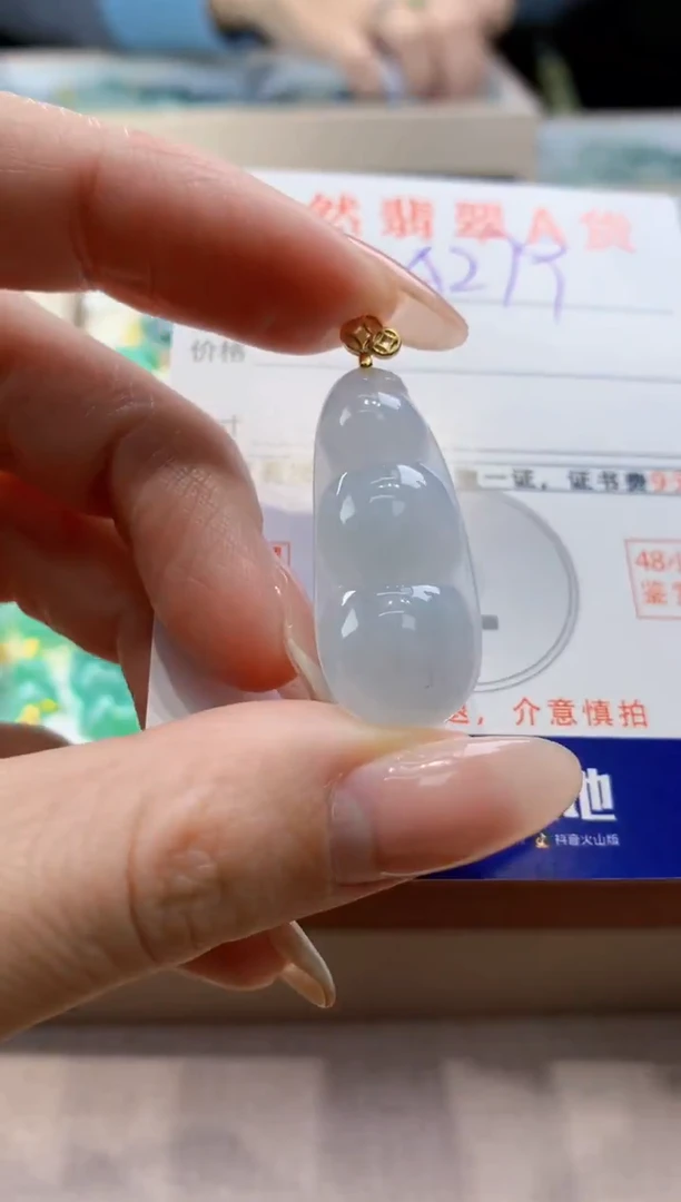 颈饰未镶嵌翡翠天然翡翠挂件