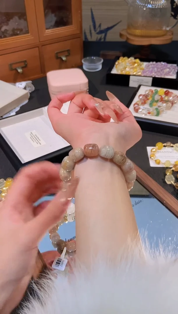 合金手链水晶彩幽灵