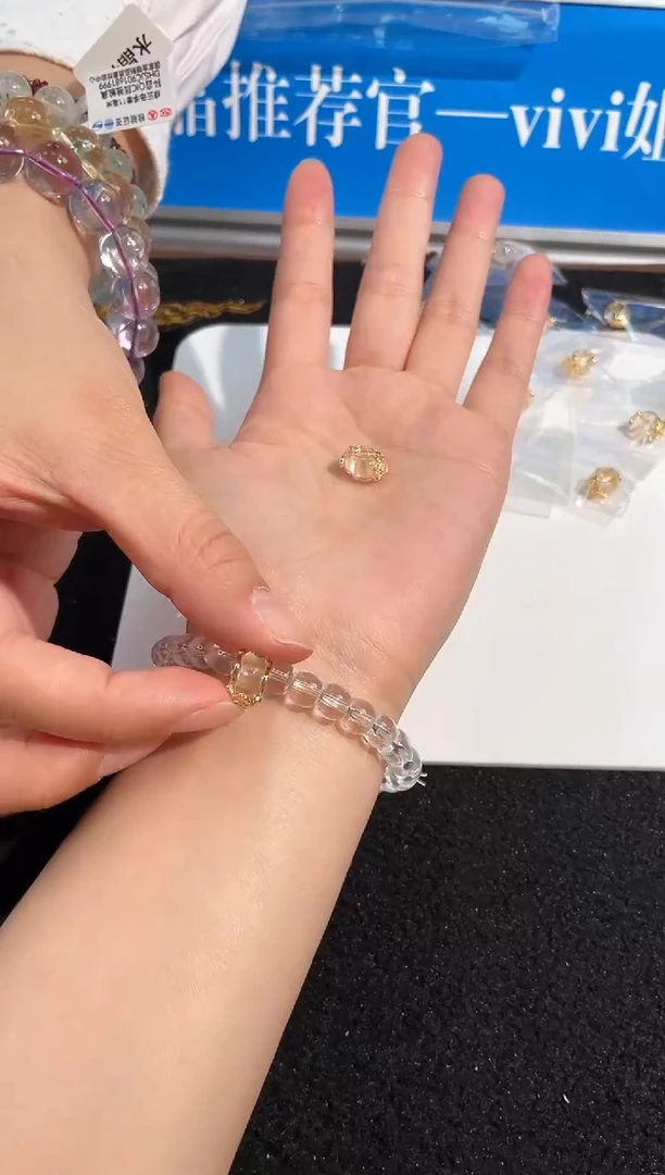 【闪购商品】水晶手链未镶嵌19号白水晶镶嵌配件