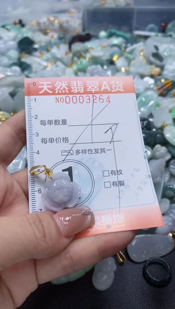 翡翠未镶嵌颈饰闪购0003264