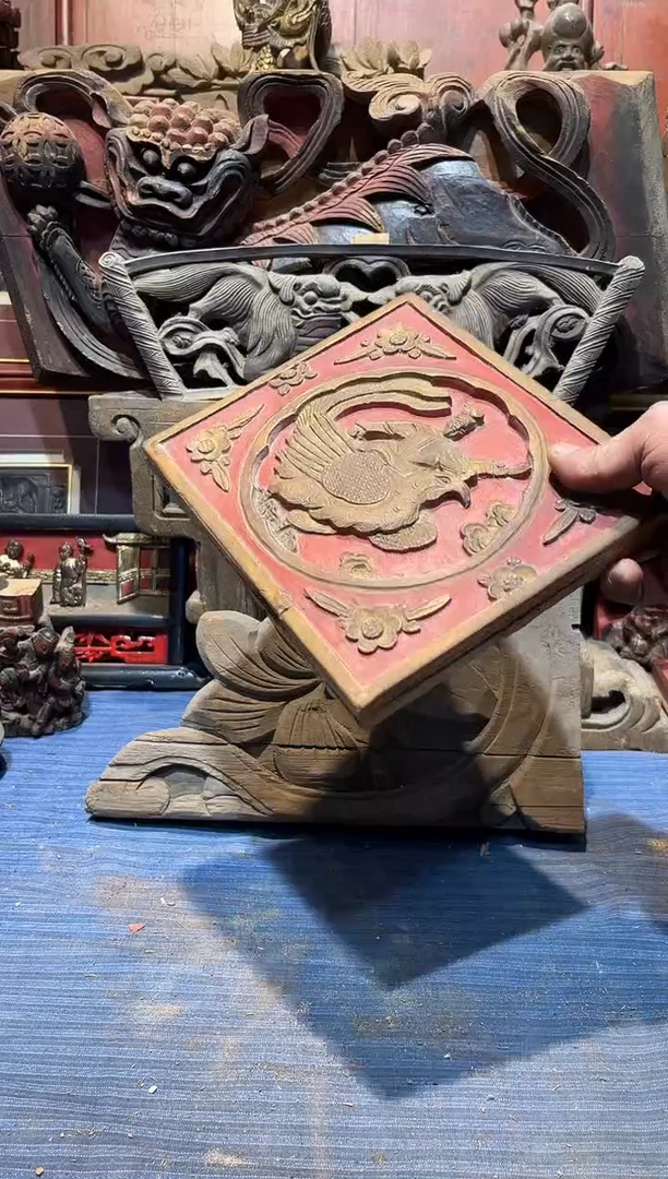 【闪购商品】香樟木老木雕老物件