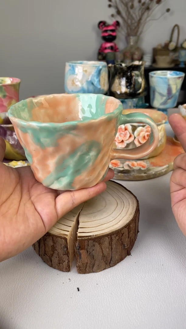 「孤品」沐泽若芳咖啡杯