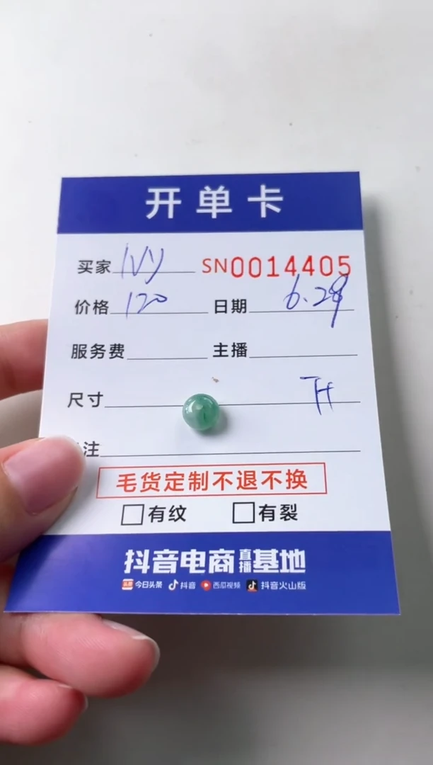 翡翠未镶嵌颈饰I****✨00014405
