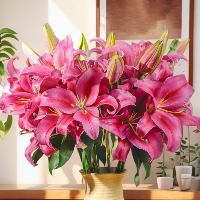 【阿毛专享】帕拉佐 粉色系单瓣香水百合花 大花型送礼可做花束