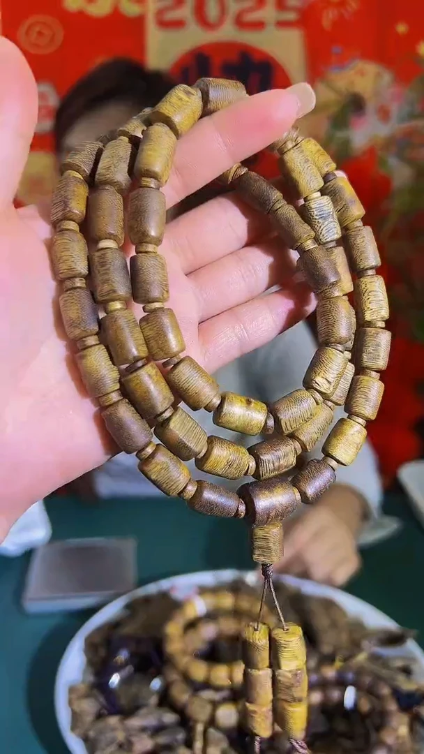 【闪购商品】沉香手串沉浮板头多圈多样发一33白棋