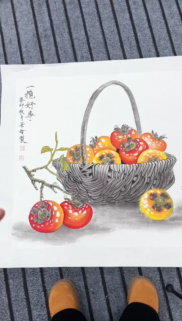 精品国画花鸟作品