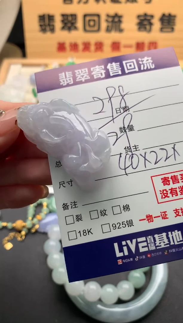 翡翠未镶嵌颈饰10129577