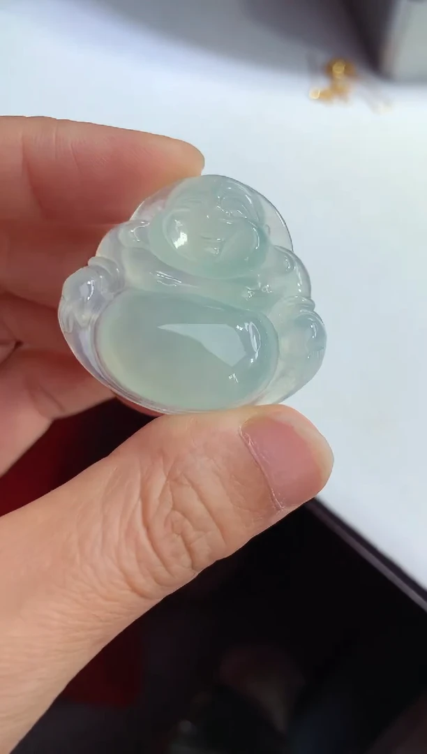 颈饰未镶嵌翡翠佛公