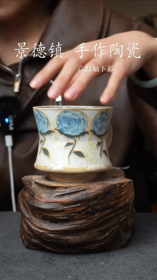 杯子陶瓷467景德镇手工手创杯子