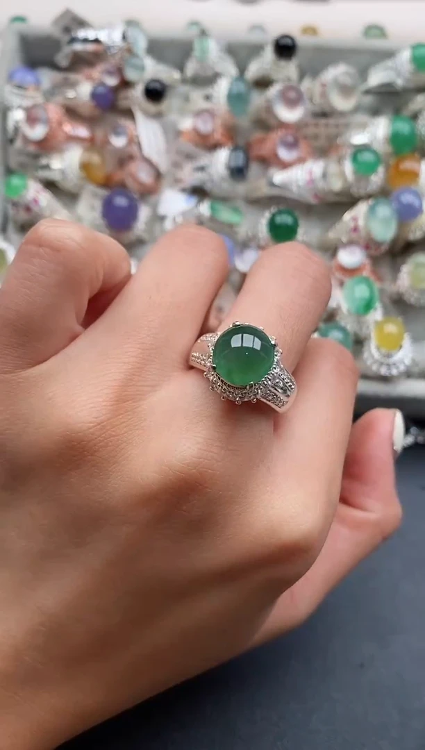 未镶嵌戒指翡翠8888888+10