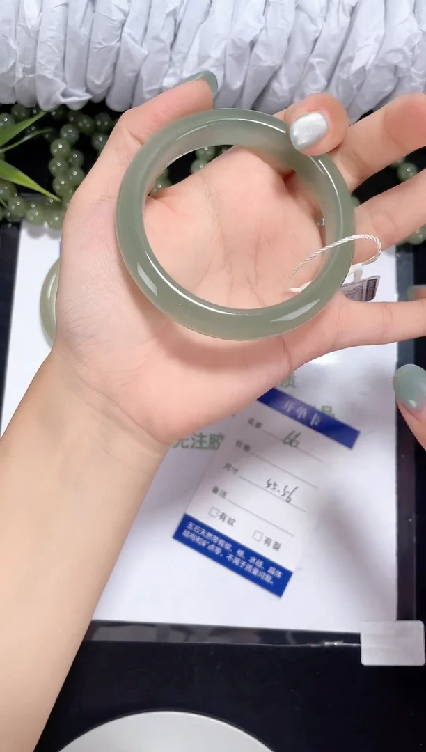 未镶嵌东陵石东陵玉066 圈口55-56