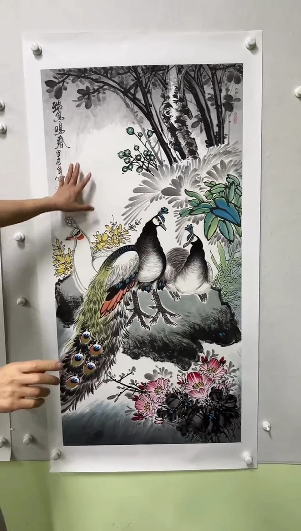 国画老师亲笔国画作品