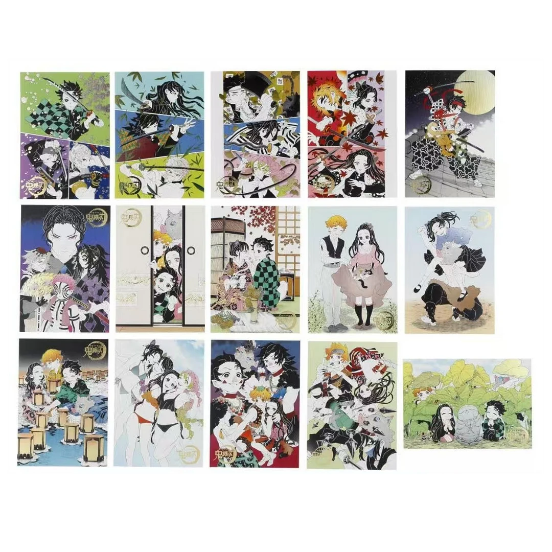 【鬼灭之刃】烫金明信片(代拆)