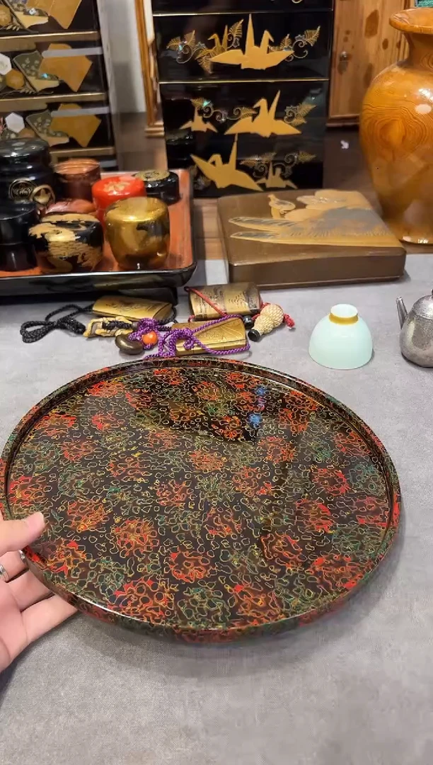 菠萝漆 茶盘 大漆漆器大漆漆器