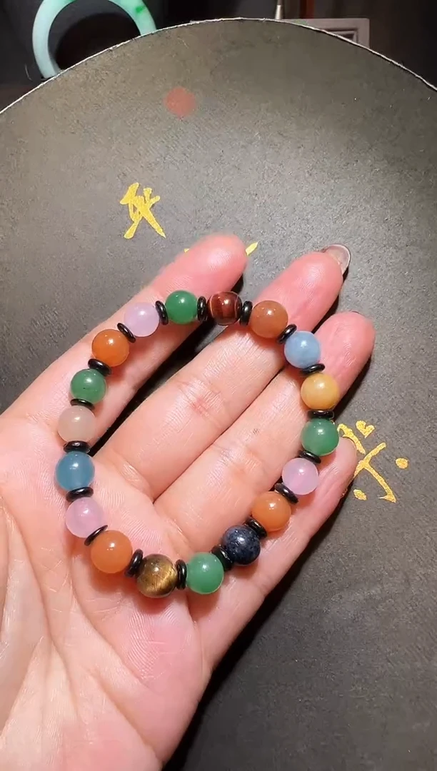 【闪购商品】玛瑙/玉髓手链未镶嵌多宝手串