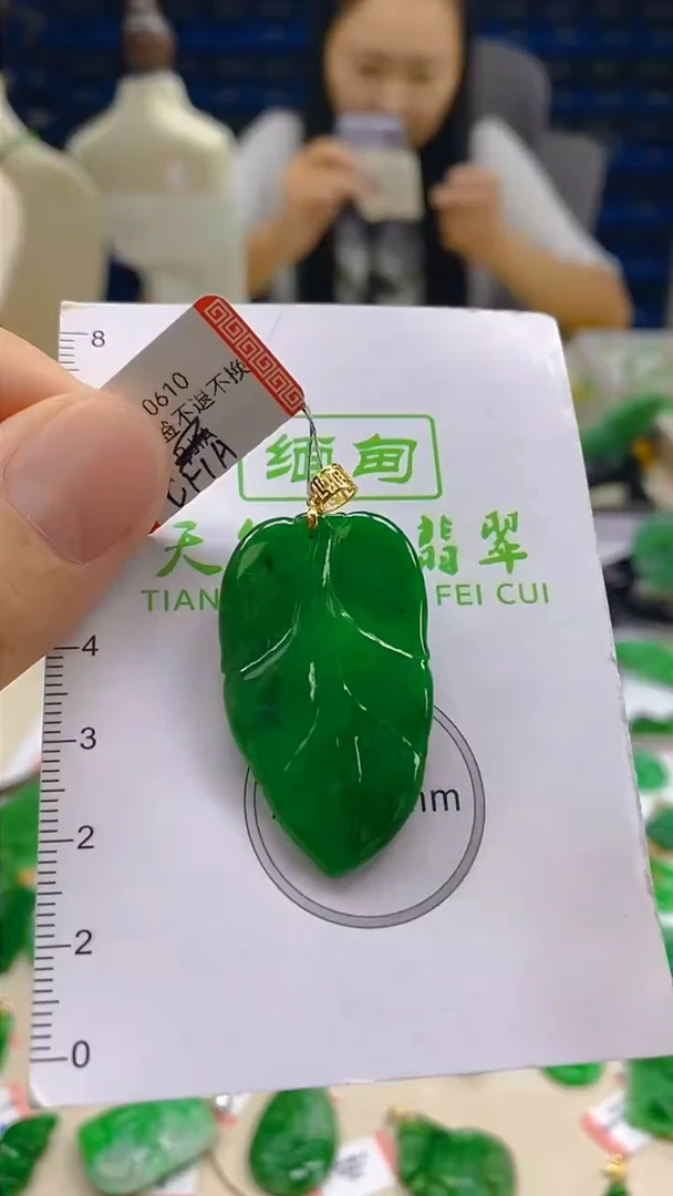翡翠18K金镶嵌颈饰新号开播 全场乱卖