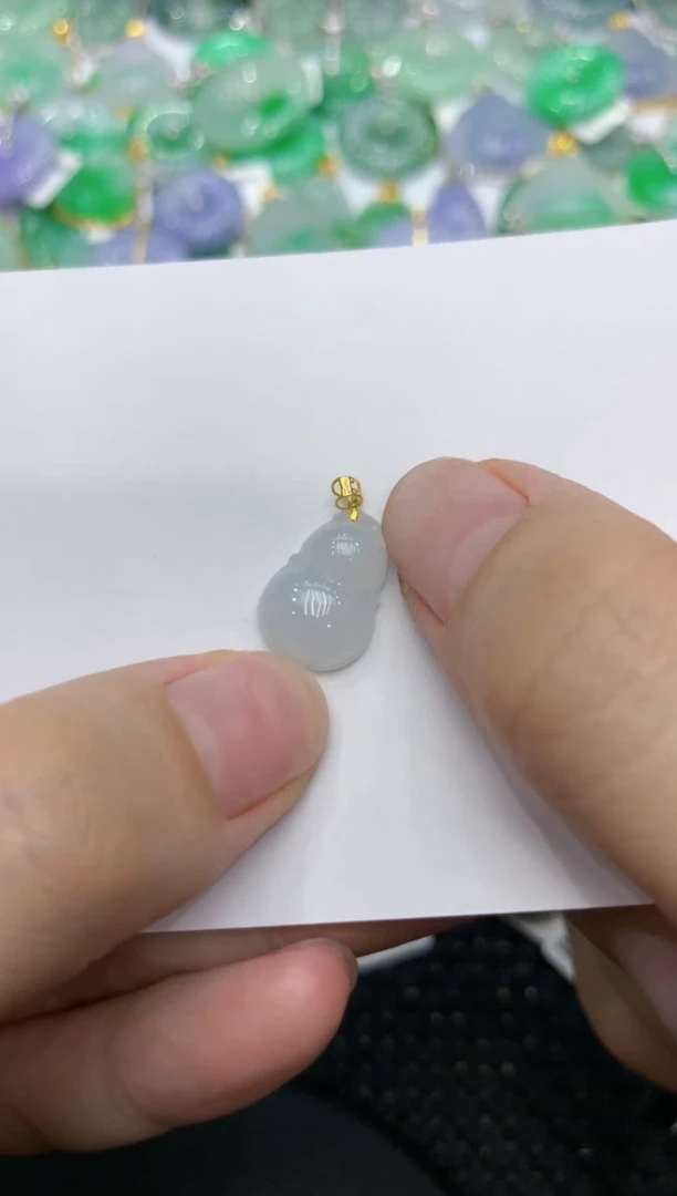 【闪购商品】翡翠颈饰18K金镶嵌11111111111