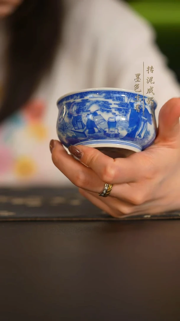瓷片晓花窑