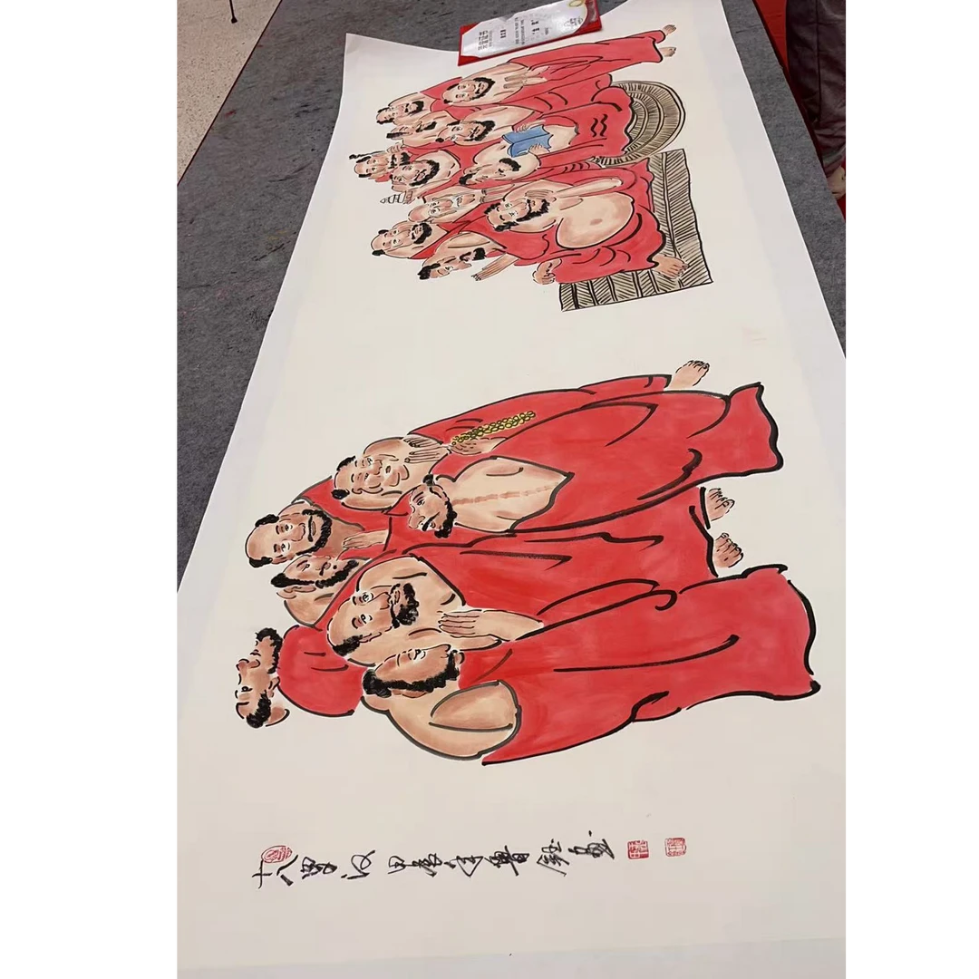 橱窗展示/文峰艺术展厅/王奉超（笔名：鲁钰）宣纸国画/带证书带授权